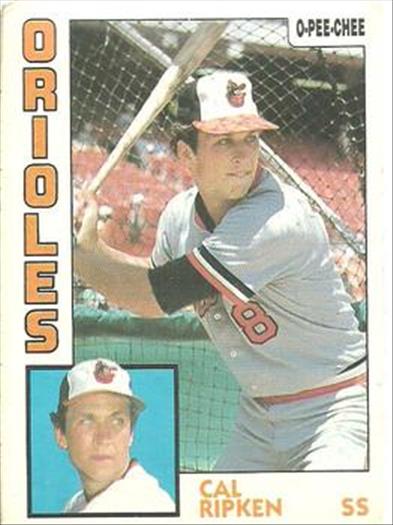 1984 O-Pee-Chee Baseball Cards 363     Cal Ripken